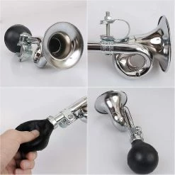Unbranded Bike Bugle Horn,bicycle Bell,universal,fit For 22.2mm Handlebar,2 Pack -Bikes Shop 308330989 max