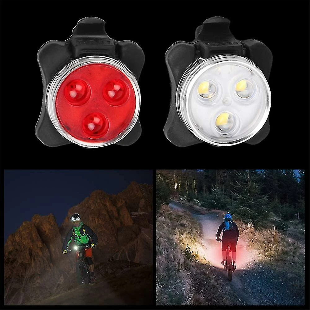Manchalk Mountain Bike Led Bicycle Warning Tail Light Headlight Lamp Usb Charging 2 Manchalk Mountain Bike Led Bicycle Warning Tail Light Headlight Lamp Usb Charging - Image 2