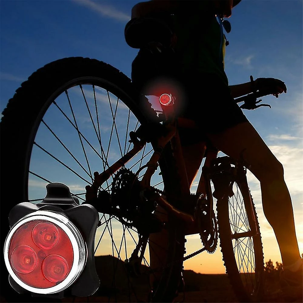 Manchalk Mountain Bike Led Bicycle Warning Tail Light Headlight Lamp Usb Charging 3 Manchalk Mountain Bike Led Bicycle Warning Tail Light Headlight Lamp Usb Charging - Image 3