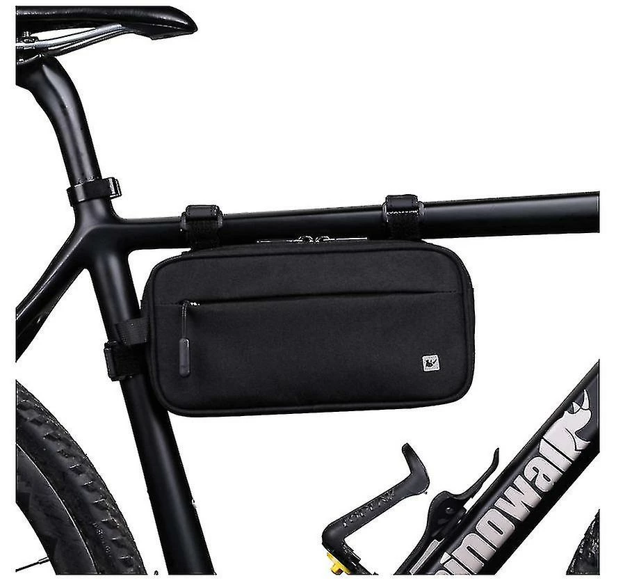 Unbranded Multifunction Bike Bar Bag Front Bag Bicycle Frame Bag Waterproof Shoulder Bag Handbag Waist Bag(black) 3 Unbranded Multifunction Bike Bar Bag Front Bag Bicycle Frame Bag Waterproof Shoulder Bag Handbag Waist Bag(black) - Image 3