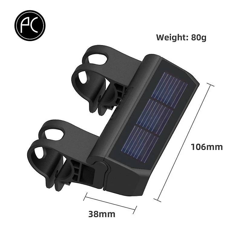 Unbranded Bicycle Light Solar Energy Charging Ipx6 Waterproof Intelligent Switch Mtb Road Bike Headlight Cycling Accessories 1 Unbranded Bicycle Light Solar Energy Charging Ipx6 Waterproof Intelligent Switch Mtb Road Bike Headlight Cycling Accessories
