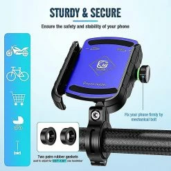 Visvin Bike Phone Holder. Anti Shake Motorcycle Phone Holder. Universal Smartphone -Bikes Shop 313291858 max