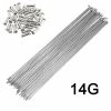 Unbranded 10 X 14g 250mm Stainless Steel Mountain Road Bike Bicycle Spokes With