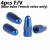 Unbranded 4pcs Aluminum Alloy Road Track Racing Bike Tube Air Valve Cap