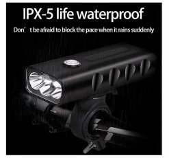 Unbranded Bike Lights- Bicycle Headlight Usb Rechargeable With Accessories- Ipx5 Waterproof Bicycle Light -Bikes Shop 321766201 max