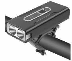 Unbranded Bicycle Light Rainproof Usb Charging T6 Led Front Lamp Road Bike Headlight(black)