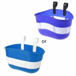 Unbranded Bicycle Basket Children Bike Plastic Hanging Front Handlebar Carrier Saddlebag
