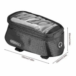 Unbranded Cycling Bike Front Top Frame Pannier Tube Bag Case Pouch For Cell Phone -Bikes Shop 330463059 max