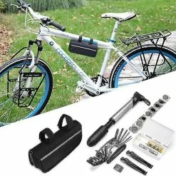 Unbranded 15 In 1 Multi Usage Bike Bicycle Repair Bike Tools Kit Screwdriver Socket Extension Rod Pump Punct -Bikes Shop 330477568 max