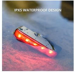 Unbranded Rear Bike Light, Usb Rechargeable Led Lamp, Smart Bicycle Back Light, Waterproof -Bikes Shop 330484021 max