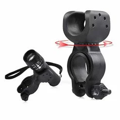 Unbranded Bicycle Light Bracket Flashlight Mount Holder Antiskid Cycling Bike Light Torch Clip Mount 360 Degree Rotation -Bikes Shop 336904149 max