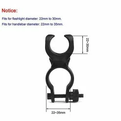 Unbranded Bicycle Light Bracket Flashlight Mount Holder Antiskid Cycling Bike Light Torch Clip Mount 360 Degree Rotation -Bikes Shop 336904193 max
