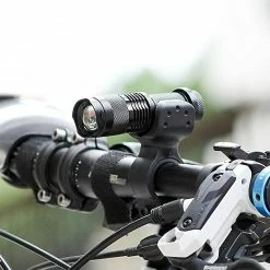 Unbranded Bicycle Light Bracket Flashlight Mount Holder Antiskid Cycling Bike Light Torch Clip Mount 360 Degree Rotation -Bikes Shop 336904253 max