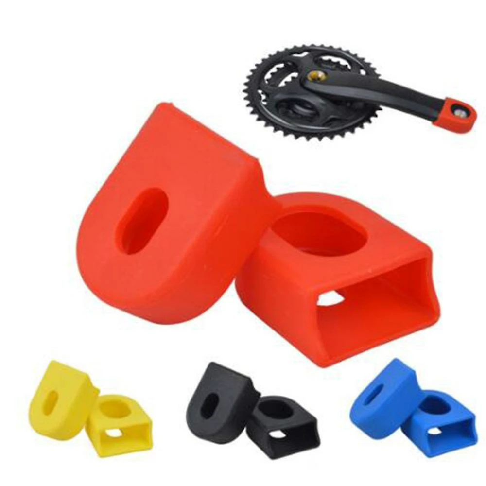 Unbranded 1pair Silicone Mtb Road Bike Crank Protector Cover Bike Carbon Fiber Fixed Gear Crank Protectors Bicycle Accessories Fixed Tool 3 Unbranded 1pair Silicone Mtb Road Bike Crank Protector Cover Bike Carbon Fiber Fixed Gear Crank Protectors Bicycle Accessories Fixed Tool - Image 3