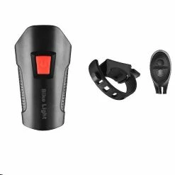 Unbranded Bike Light Night Set, Multifunctional Stopwatch Bicycle Lights Speaker Front And Rear, Waterproof Bike Usb Rechargeable With Tail Lights
