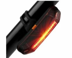 Unbranded Bicycle Rear Light, Bike Taillight Usb Rechargeable Cob Led Rear Bike Lamp, Multi *lighting Modes, Shockproof Waterproof(black)