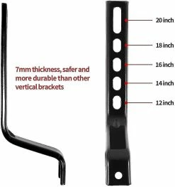 Unbranded Cycling Training Wheels, 1 Pair Bicycle Training Wheels For Kids Black Bike Stabilizers Support Wheels Boys Girls -Bikes Shop 353416044 max