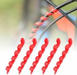 Unbranded 10 Pcs Bicycle Cable Sleeve Spiral Rubber Sleeve 60mm Black Bicycle Cable Protectors For Bike Shift Brake Cable -Bikes Shop 356751363 max