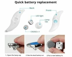 Unbranded Waterproof Bicycle Spoke Light, With 3 Lighting Mode Led Bike Wheel Light Easy To Install Bicycle Safety Warning Light(white) -Bikes Shop 356751893 max