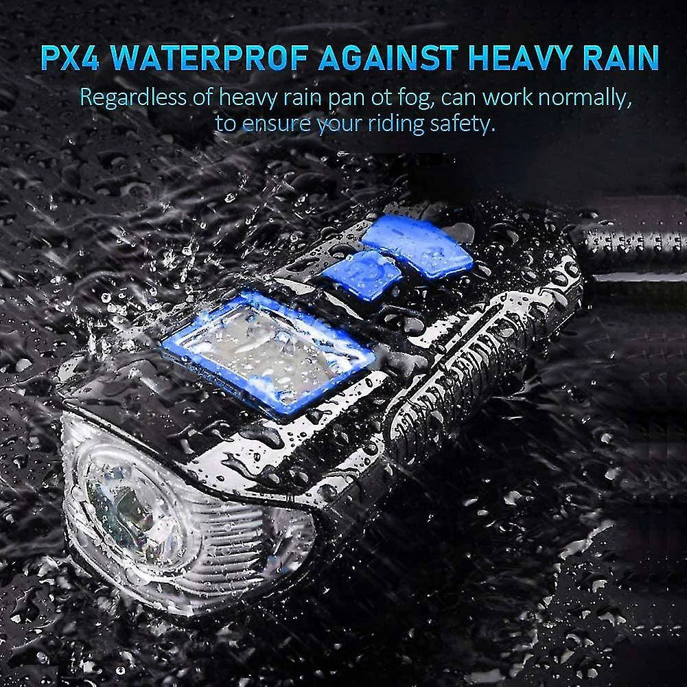 Unbranded Led Bike Light Computer Bike Light With Lcd Meter Display And 120db Bell Shockproof Lighting Waterproof Ipx64 Cyclist 4 Brightness Modes Usb Bike Lamp 5 Unbranded Led Bike Light Computer Bike Light With Lcd Meter Display And 120db Bell Shockproof Lighting Waterproof Ipx64 Cyclist 4 Brightness Modes Usb Bike Lamp - Image 5