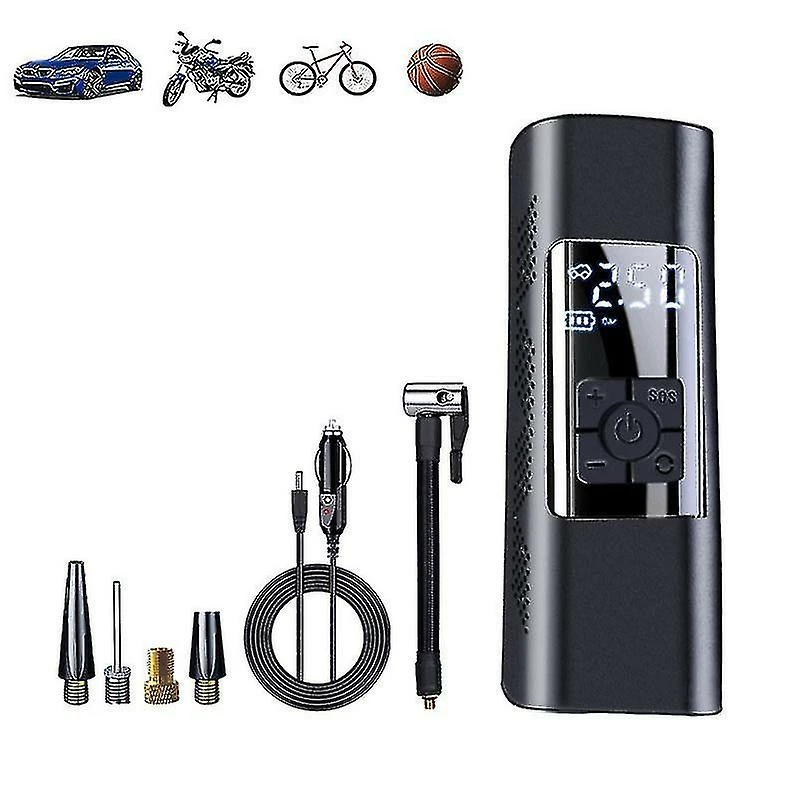 Unbranded Electric Air Pump Car Tire Inflator Portable Rechargeable Air Compressor For Pump Auto Bicycle Bike 1 Unbranded Electric Air Pump Car Tire Inflator Portable Rechargeable Air Compressor For Pump Auto Bicycle Bike