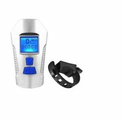 Unbranded Bike Light Night Set, Multifunctional Stopwatch S Speaker Front And Rear, Waterproof Bike Usb Rechargeable With Tail Lights