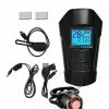 Unbranded Bike Light Night Set, Multifunctional Stopwatch S Speaker Front And Rear, Waterproof Bike Usb Rechargeable With Tail Lights