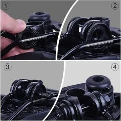 Unbranded Bicycle Saddle Seat Bracket Bike Seatpost Clamp Bike Seat Adapter For Standard Rail Bicycle Saddles(1pcblack) -Bikes Shop 358153065 max