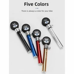 Unbranded Bike Mini Pump With Pressure Gauge Lcd Digital Display 120 Psi Mtb Tire Inflator -Bikes Shop 358877577 max