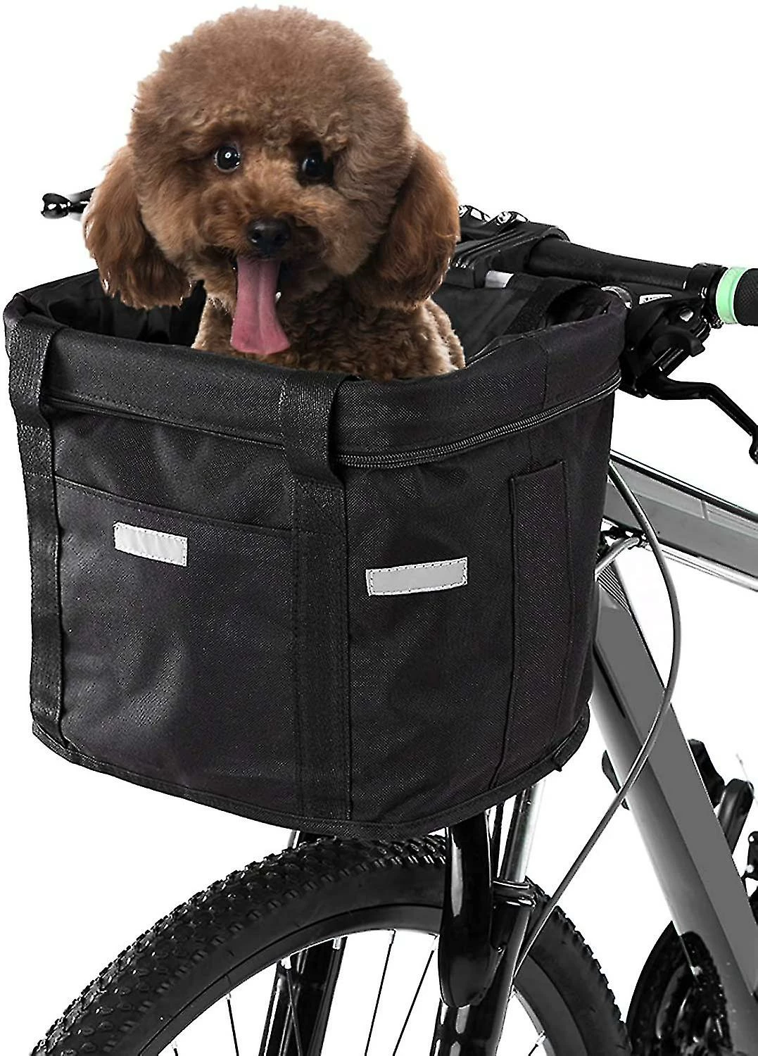 Mimigo Bicycle Basket Front Detachable Waterproof Bike Handlebar Basket Pet Carrier Frame Bag 1 Mimigo Bicycle Basket Front Detachable Waterproof Bike Handlebar Basket Pet Carrier Frame Bag