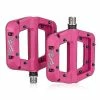 Unbranded Red Bicycle Pedal Nylon 2 Bearing Composite 9/16 Mountain Bike Pedal High Strength Non-slip Bicycle