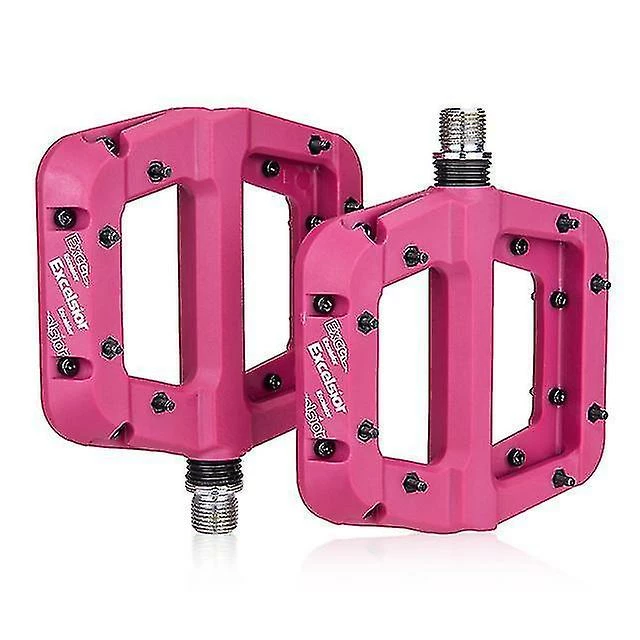 Unbranded Red Bicycle Pedal Nylon 2 Bearing Composite 9/16 Mountain Bike Pedal High Strength Non-slip Bicycle 2 Unbranded Red Bicycle Pedal Nylon 2 Bearing Composite 9/16 Mountain Bike Pedal High Strength Non-slip Bicycle - Image 2