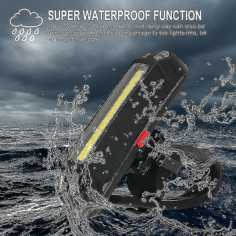 Unbranded 2pcs Waterproof Riding Bicycle Led Taillights Bike Cob Warning Light U 2 Unbranded 2pcs Waterproof Riding Bicycle Led Taillights Bike Cob Warning Light U - Image 2