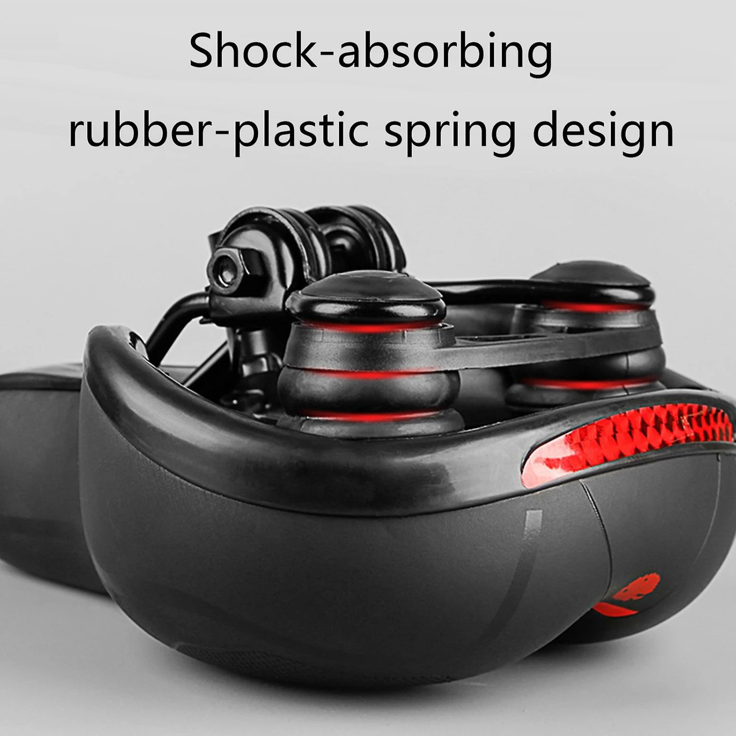 Unbranded Men Women Bicycle Saddle Reflective Strip Widen Mtb Road Bike Seat Cushion Pad 2 Unbranded Men Women Bicycle Saddle Reflective Strip Widen Mtb Road Bike Seat Cushion Pad - Image 2