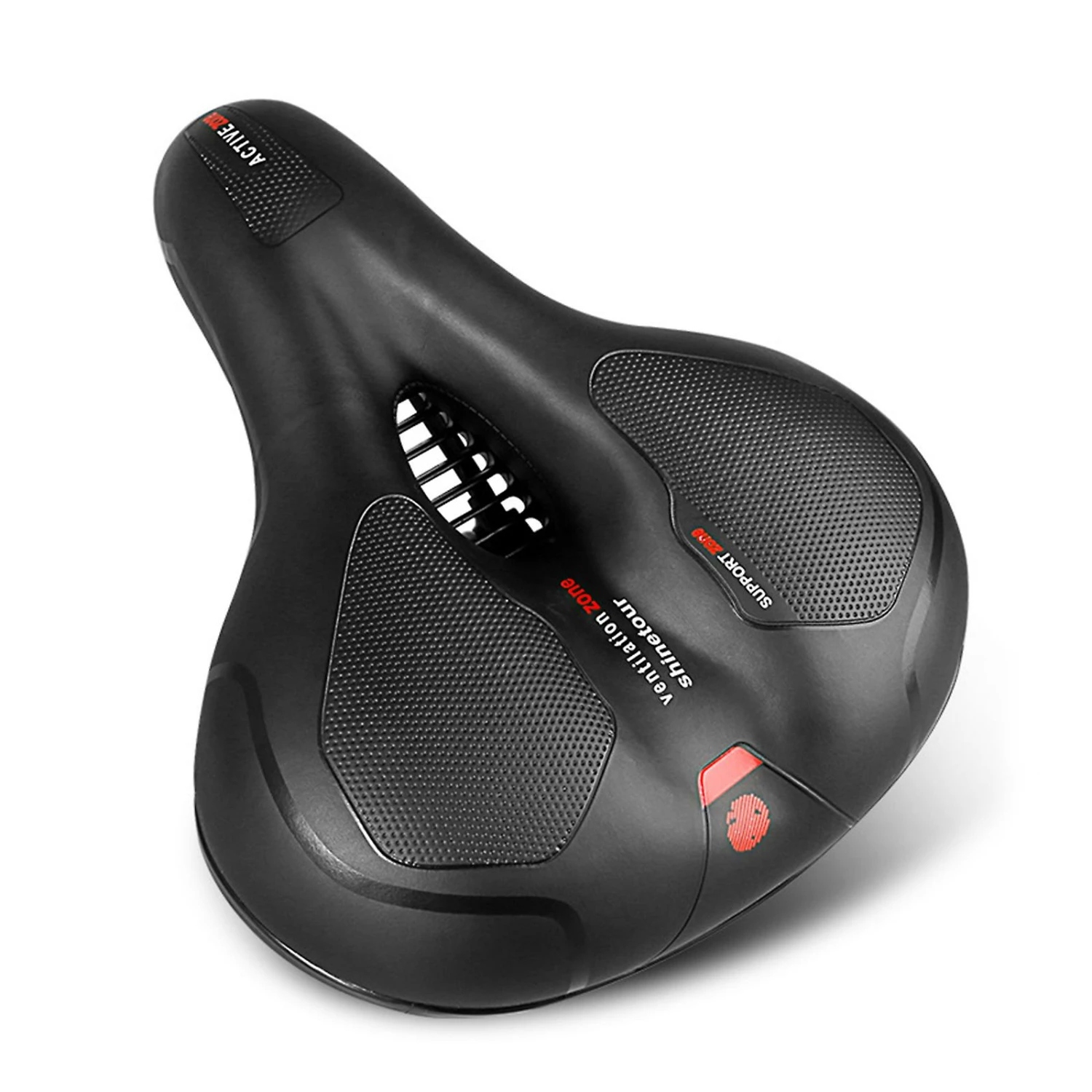 Unbranded Men Women Bicycle Saddle Reflective Strip Widen Mtb Road Bike Seat Cushion Pad 4 Unbranded Men Women Bicycle Saddle Reflective Strip Widen Mtb Road Bike Seat Cushion Pad - Image 4