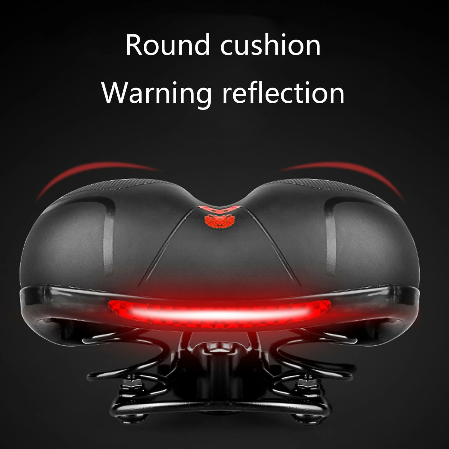 Unbranded Men Women Bicycle Saddle Reflective Strip Widen Mtb Road Bike Seat Cushion Pad 5 Unbranded Men Women Bicycle Saddle Reflective Strip Widen Mtb Road Bike Seat Cushion Pad - Image 5