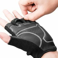 Unbranded Bike Cycling Half Finger Gloves Anti Slip Breathable Pad Bicycle Fitness Mittens -Bikes Shop 374647836 max