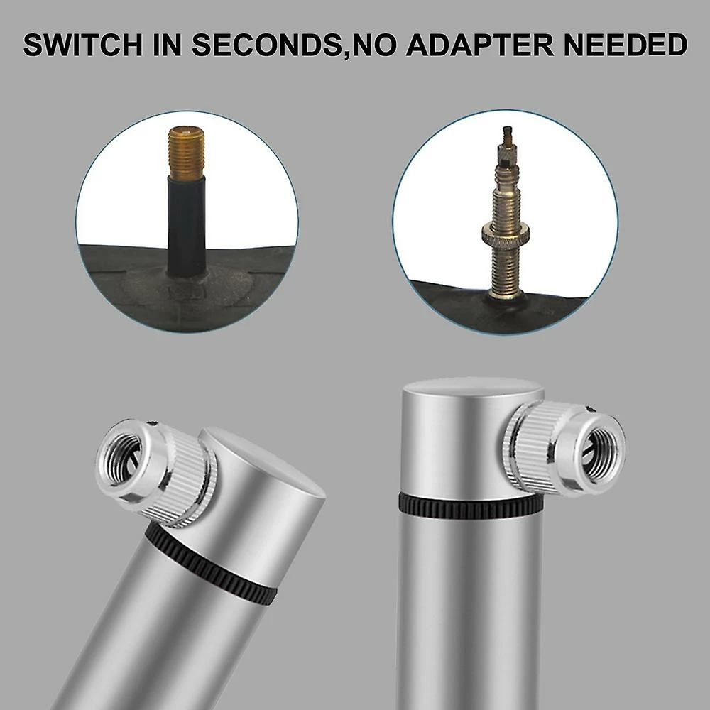 Ksalfye Mini Bike Pump 120 Psi Includes Mount Kit -compact & Light - Bicycle Tire Pump For Road,mountain And Bikes 4 Ksalfye Mini Bike Pump 120 Psi Includes Mount Kit -compact & Light - Bicycle Tire Pump For Road,mountain And Bikes - Image 4