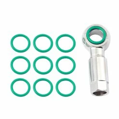 Unbranded 10pcs Bike Brake Disc Olive Head Ring Pipe Seal Connector Oil Gasket Fixed -Bikes Shop 384378316 max
