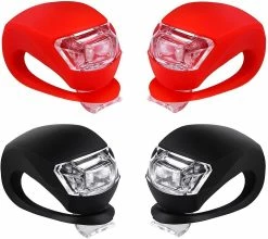 Ersam Bicycle Light Front And Rear Silicone Led Bike Light Set - Bike Headlight And Taillight