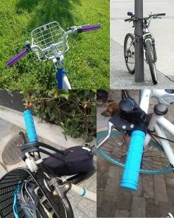 Ersam Bicycle Handlebar Grips, Msdada Soft Rubber Bike Handles Grip For Kids Bike/scooter/bmx/mtb/push Bike 9 Ersam Bicycle Handlebar Grips, Msdada Soft Rubber Bike Handles Grip For Kids Bike/scooter/bmx/mtb/push Bike -Bikes Shop 385578211 max