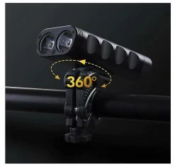 A Smile Bike Light 5 Mode Super Bright 360 Degree Rotatable Ip65 Waterproof Usb Rechargeable Bicycle Light,9.5cm4.6cm2.5cm(black) -Bikes Shop 389721737 max