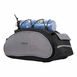 Unbranded Roswheel 13l Waterproof Bicycle Mtb Road Bike Bag Reflective Rear Rack Tail Pannier Pack Cycling Bag - Grey/blue -Bikes Shop 392953303 max