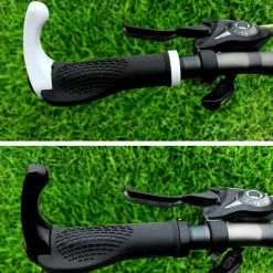 Unbranded Xinxu Bicycle Bar Grips With Bullhorn Scooter Bars Non-slip Rubber Bicycle Bars White Bar Ends Mountain Bike Scooter Ba_b -Bikes Shop 393317450 max