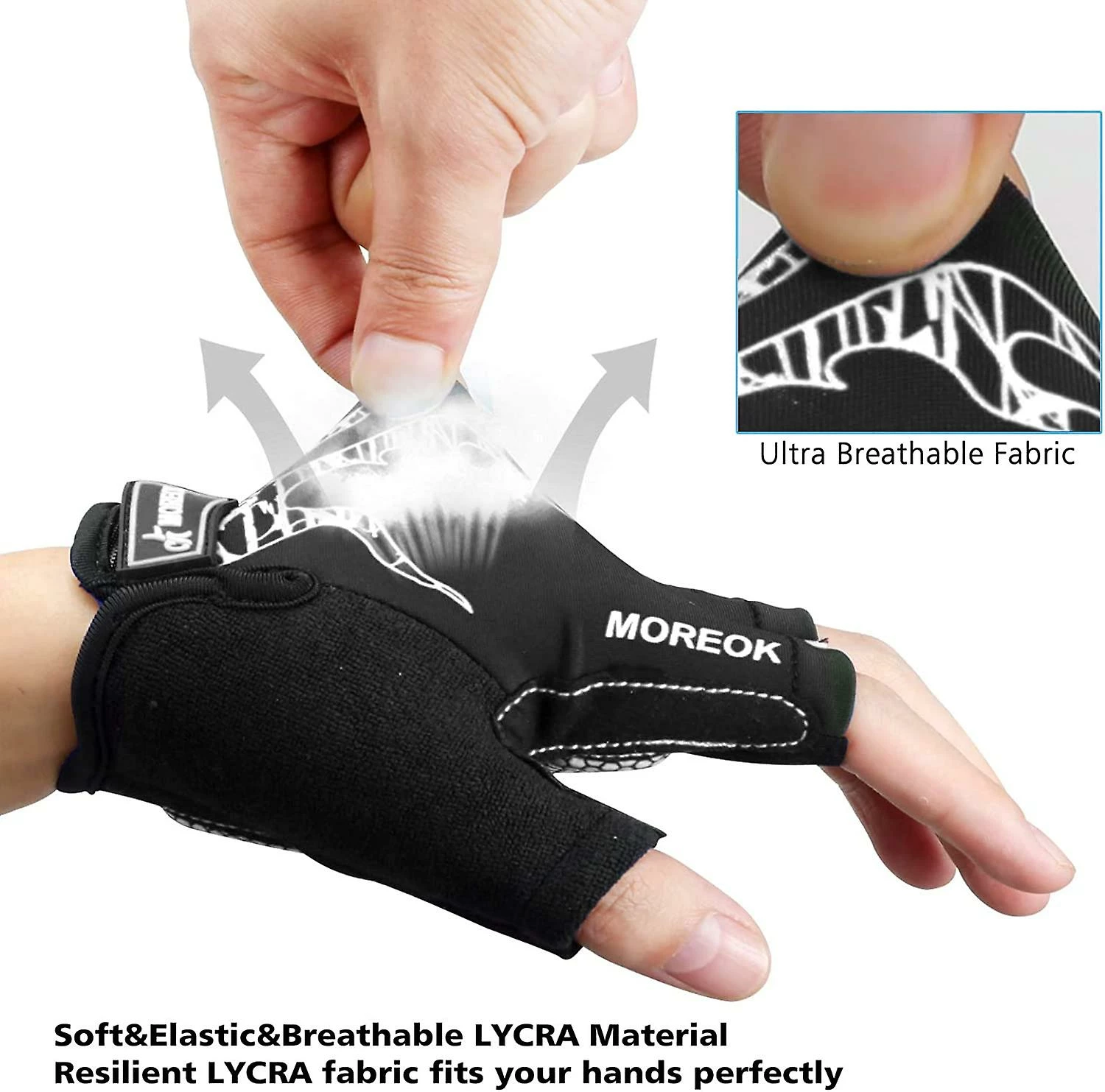 Ksalfye Mens Cycling Gloves,half Finger Biking Glove Mtb Dh Road Bicycle Gloves Gel Pad Shock-absorbing Anti-slip Breathable Motorcycle Mountain Bike Gloves U 4 Ksalfye Mens Cycling Gloves,half Finger Biking Glove Mtb Dh Road Bicycle Gloves Gel Pad Shock-absorbing Anti-slip Breathable Motorcycle Mountain Bike Gloves U - Image 4