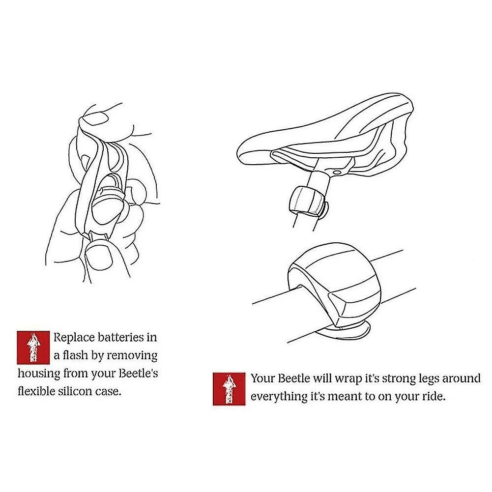 Unbranded Led Silicone Bicycle Front Rear Light Set 3 Modes Waterproof Mtb Mountain Road Bike Cycling Headligh 3 Unbranded Led Silicone Bicycle Front Rear Light Set 3 Modes Waterproof Mtb Mountain Road Bike Cycling Headligh - Image 3