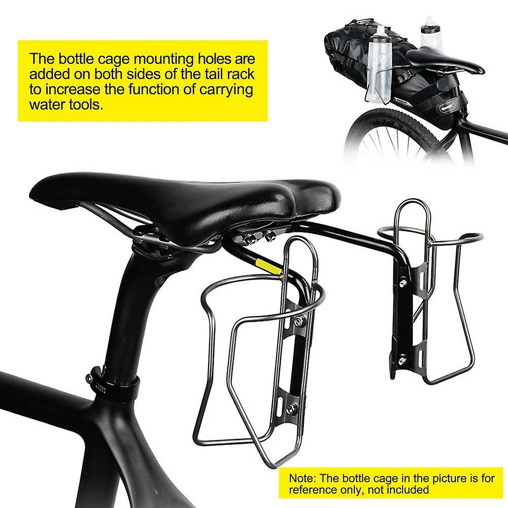 Unbranded Bicycle Saddle Bag Stabilizer Bracket Mtb Road Bike Rear Rack Bag Stand With Kettle Mounting Hole For Cycling Bike Accessories 3 Unbranded Bicycle Saddle Bag Stabilizer Bracket Mtb Road Bike Rear Rack Bag Stand With Kettle Mounting Hole For Cycling Bike Accessories - Image 3