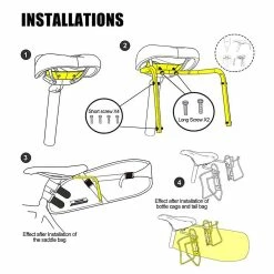 Unbranded Bicycle Saddle Bag Stabilizer Bracket Mtb Road Bike Rear Rack Bag Stand With Kettle Mounting Hole For Cycling Bike Accessories 9 Unbranded Bicycle Saddle Bag Stabilizer Bracket Mtb Road Bike Rear Rack Bag Stand With Kettle Mounting Hole For Cycling Bike Accessories -Bikes Shop 400361418 max