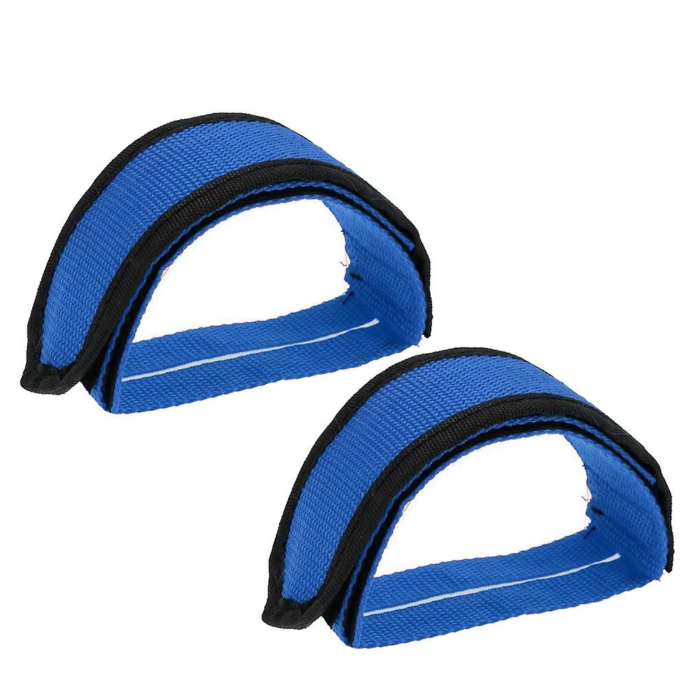 Bxasdf Bike Pedal Strap - Heavy Duty Nylon Footrest -set Of 2,blue 1 Bxasdf Bike Pedal Strap - Heavy Duty Nylon Footrest -set Of 2,blue