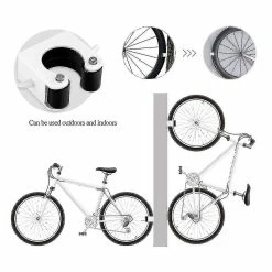 Unbranded Bike Wall Mounts Mini Bike Parking Buckle, Home Bike Rack Wall Mounted -Bikes Shop 403799224 max